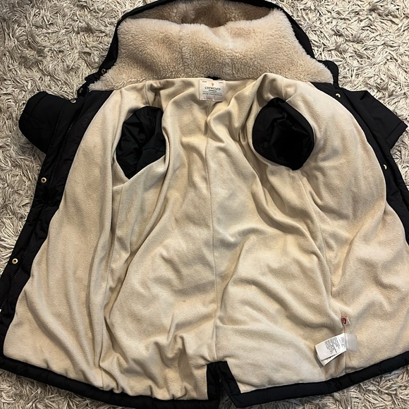 J Crew size large girls (size 10-12) fleece lined water resistant jacket - Picture 5 of 10